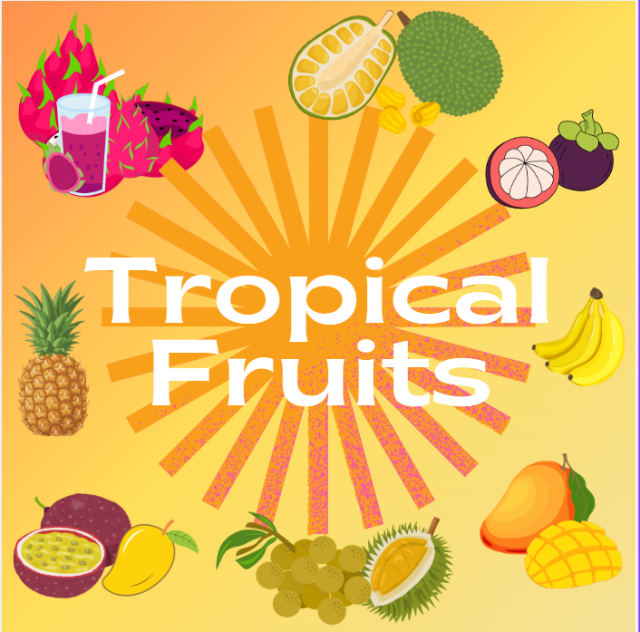 Thai fruits into freeze-dried fruits Tropical fruits by Ayoi