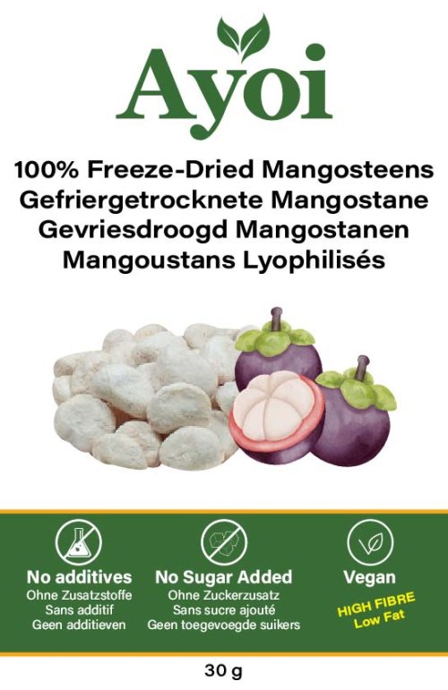 MANGOSTEEN 30g – Freeze-Dried Mangosteen Fruit Snacks