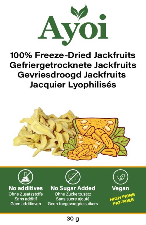 JACKFRUIT 30g – Freeze-Dried Jackfruit Snacks