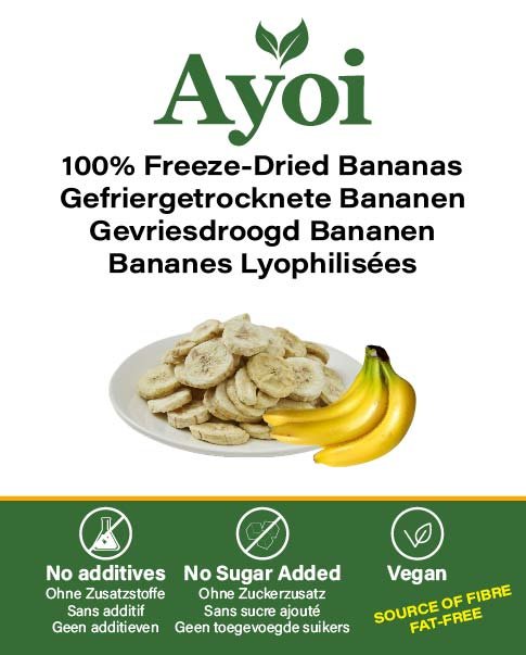 Freeze-Dried Banana 15g – 100% Fruit Snack | Ayoi