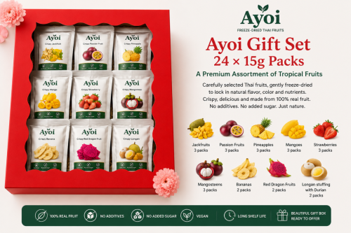 Gift Set – 24 packs of 15 g Freeze-Dried Fruits | Fruit Snack Gift Box