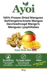 MANGO 30g (Nam Dok Mai) – Freeze-Dried Mango Fruit Snacks
