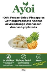 PINEAPPLE 30g – Freeze-Dried Pineapple Fruit Snacks