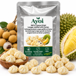 Freeze-Dried Longan with Durian 15g – Tropical Fruit Snack | Ayoi