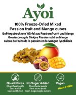 Freeze-Dried Passion Fruit &amp; Mango 15g – Tropical Fruit Snack Bites | Ayoi