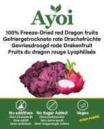 Freeze-Dried Red Dragon Fruit (Pitaya) 15g – 100% Fruit Snack | Ayoi