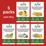 5 Freeze-Dried Fruit Variety Pack – 30 g Family Size x 5 packs